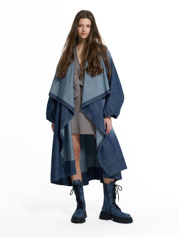 DENIM TRENCH COAT VD19204